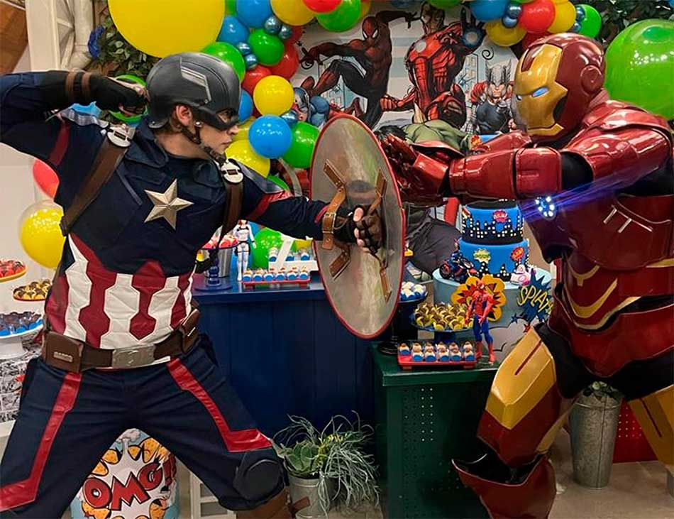 Contratar Homem de Ferro para festas - Personagens Vivos Contratar Homem de Ferro para festas - Personagens Vivos