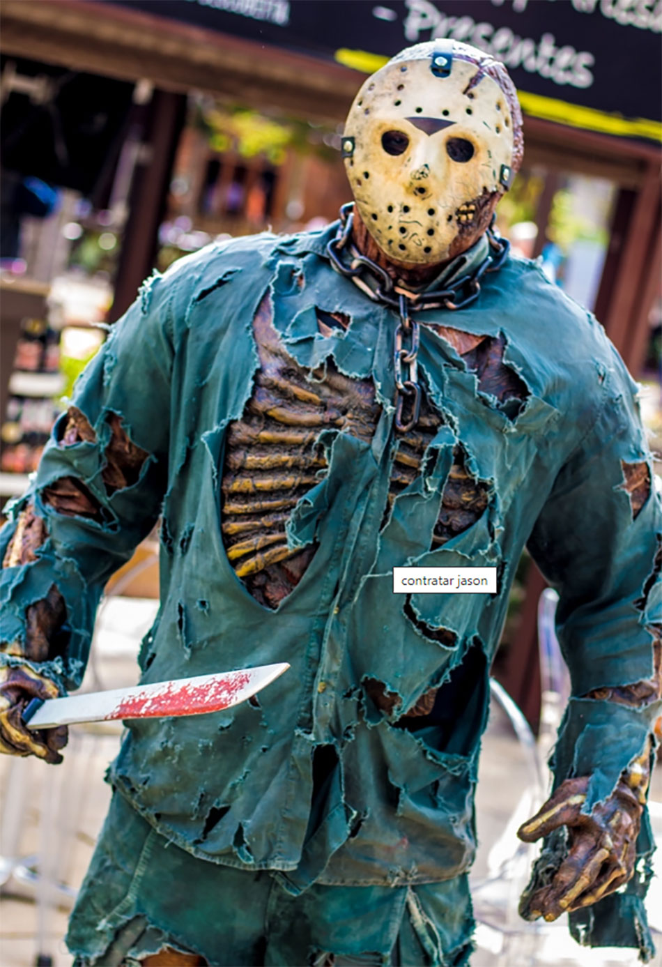 Contratar Jason Personagem Vivo Contratar Cosplay