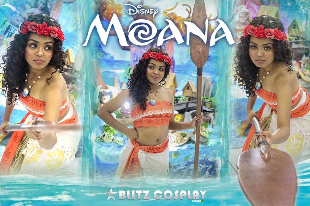 Contratar Moana para festas - Personagens Vivos