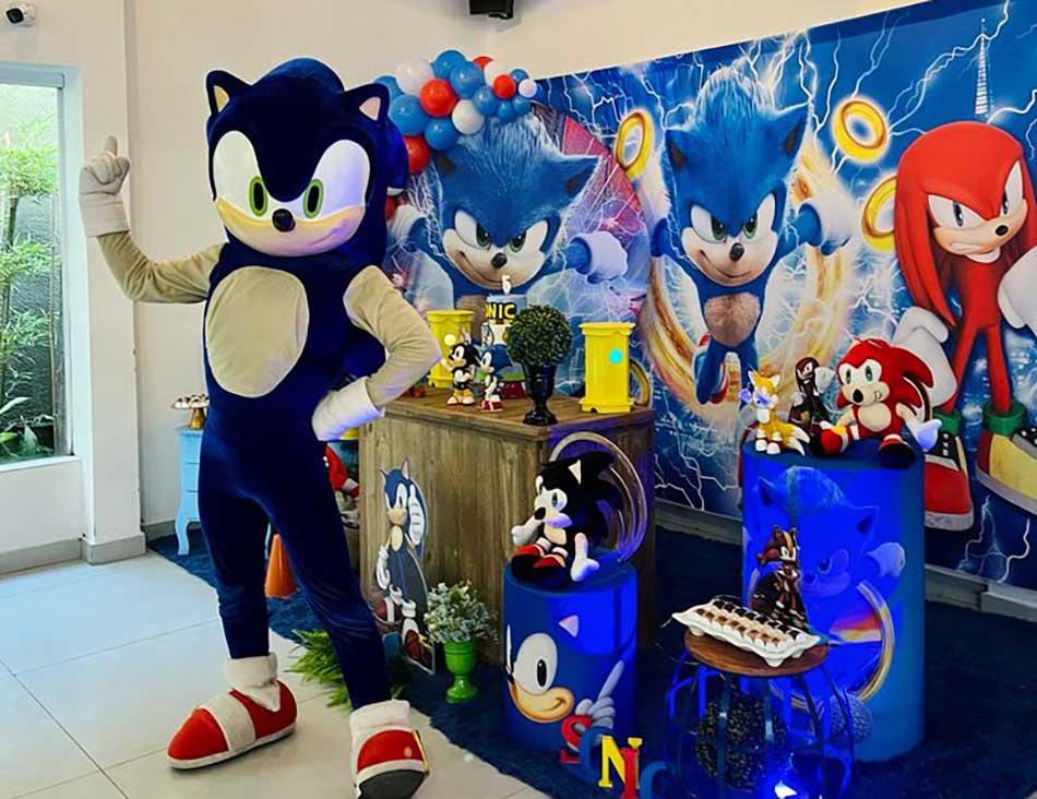 Sonic e Robotnik Personagens Vivos Sonic e Robotnik Personagens Vivos