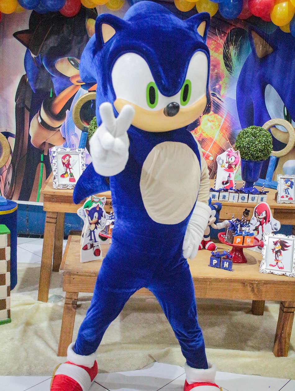 Sonic e Robotnik Personagens Vivos Sonic e Robotnik Personagens Vivos
