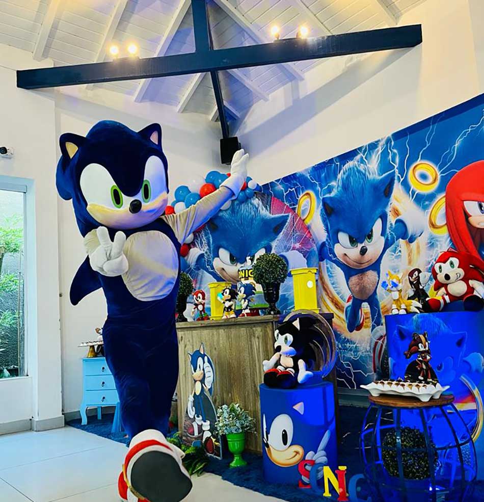 Sonic e Robotnik Personagens Vivos Sonic e Robotnik Personagens Vivos