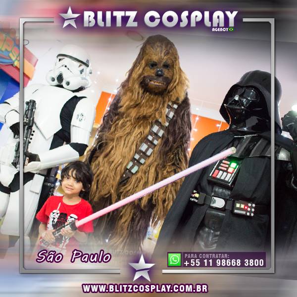Aluguel e Locação de personagens Star Wars para eventos e festas Star Wars
