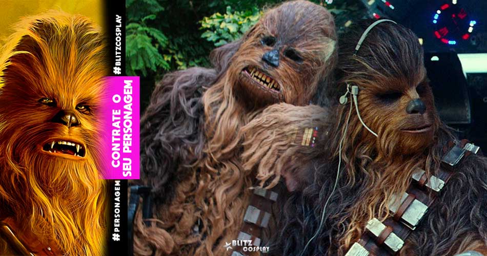 Chewbacca personagem vivo para eventos