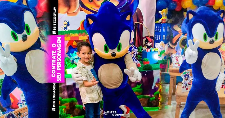 Sonic e Robotnik Personagens Vivos
