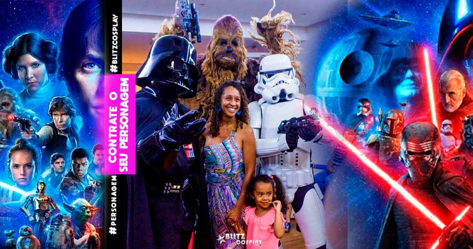 Star Wars Personagem Vivo Para Festas e Eventos