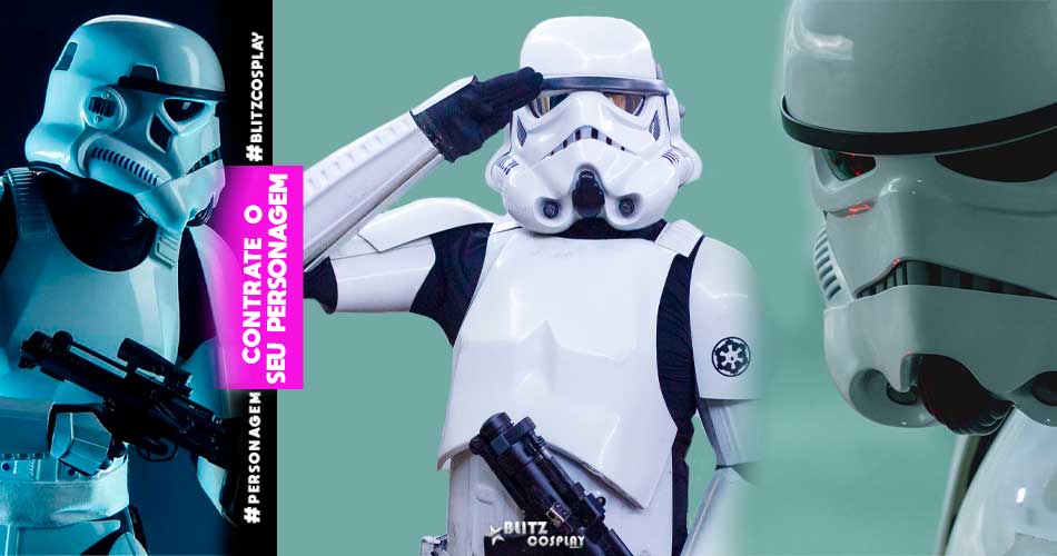 Stormtrooper personagens vivos para eventos