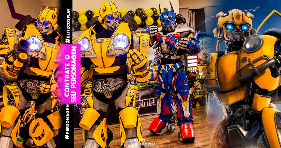 Transformers Personagens Vivos Para Festas