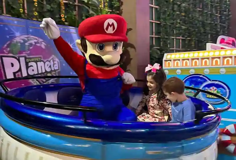 contratar mario personagem vivo