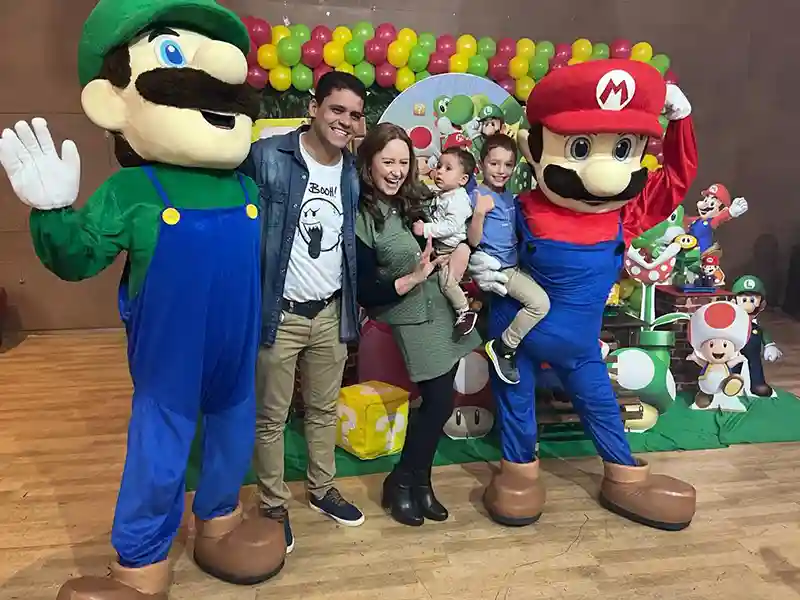 contratar mario personagem vivo