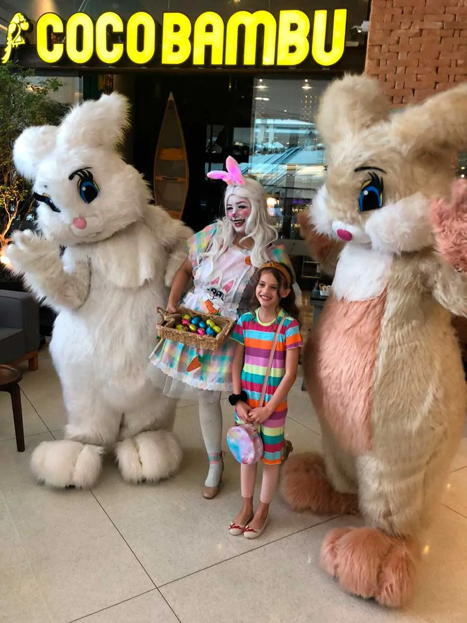 Dupla de coelhos da Páscoa