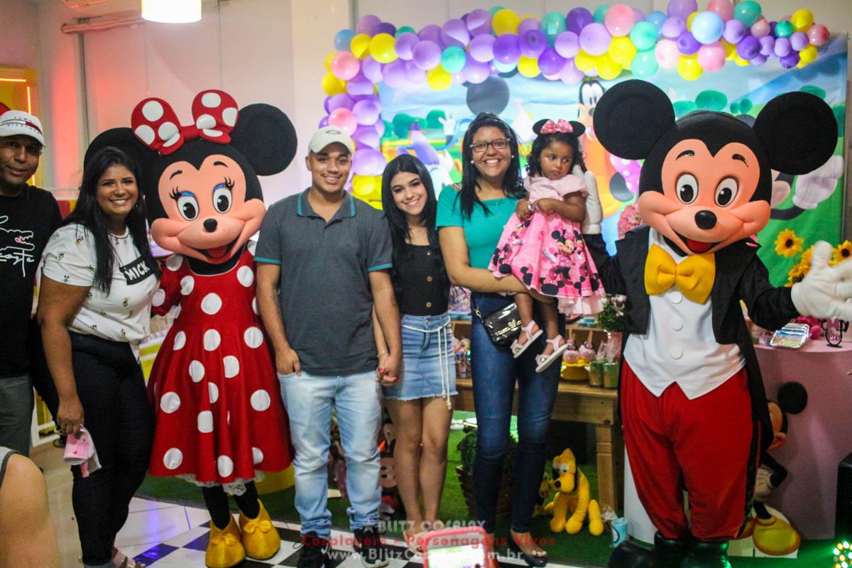 Mickey e Minnie Personagens Vivos Para Festas.