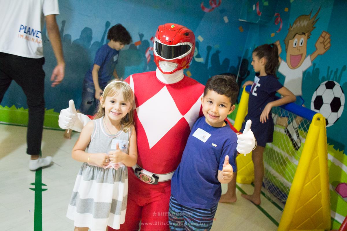 Power Rangers personagens vivos