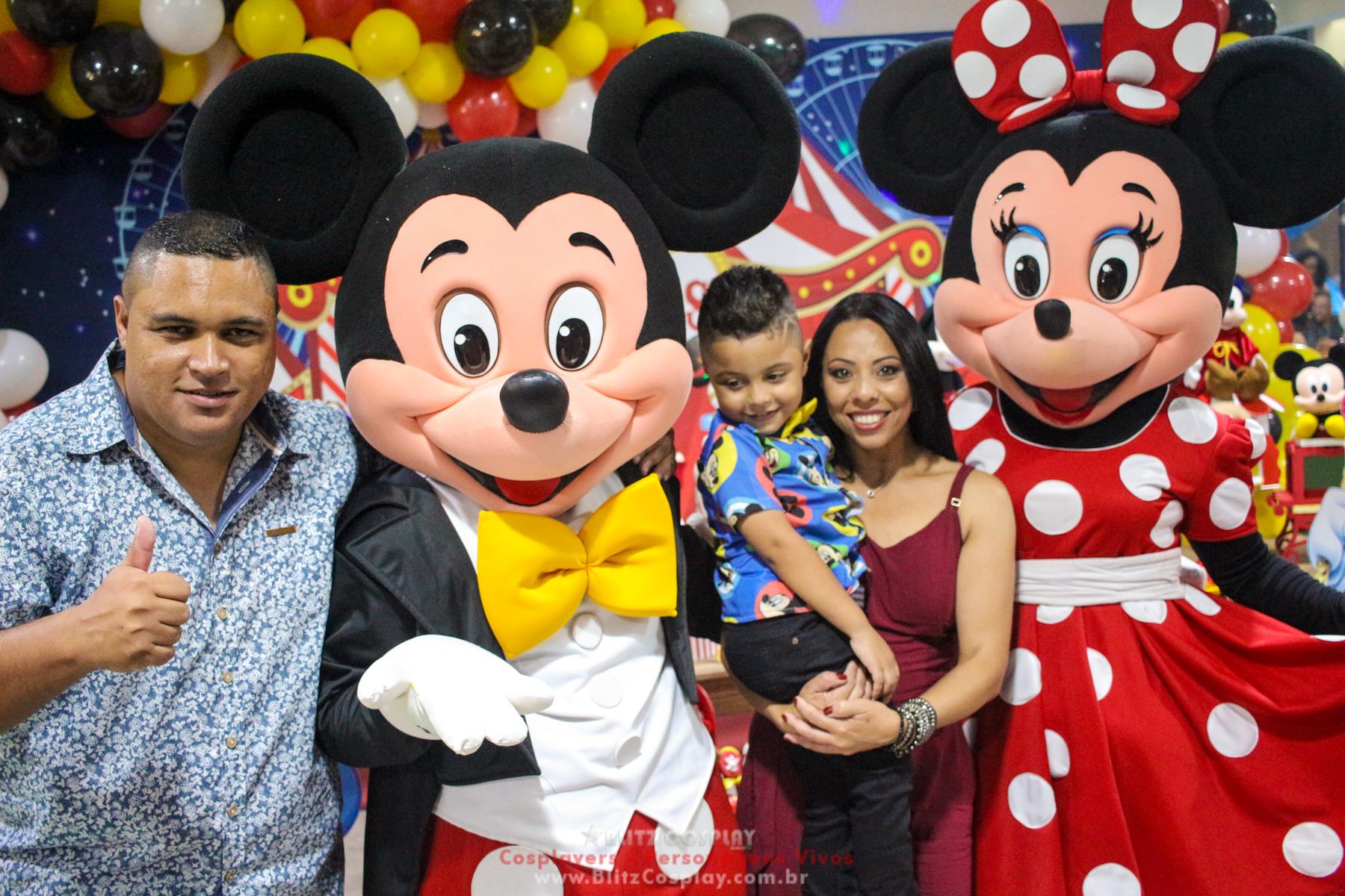 Mickey personagem vivo para festas