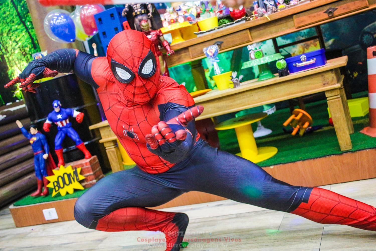 Hulk Personagem Vivo Para Festas