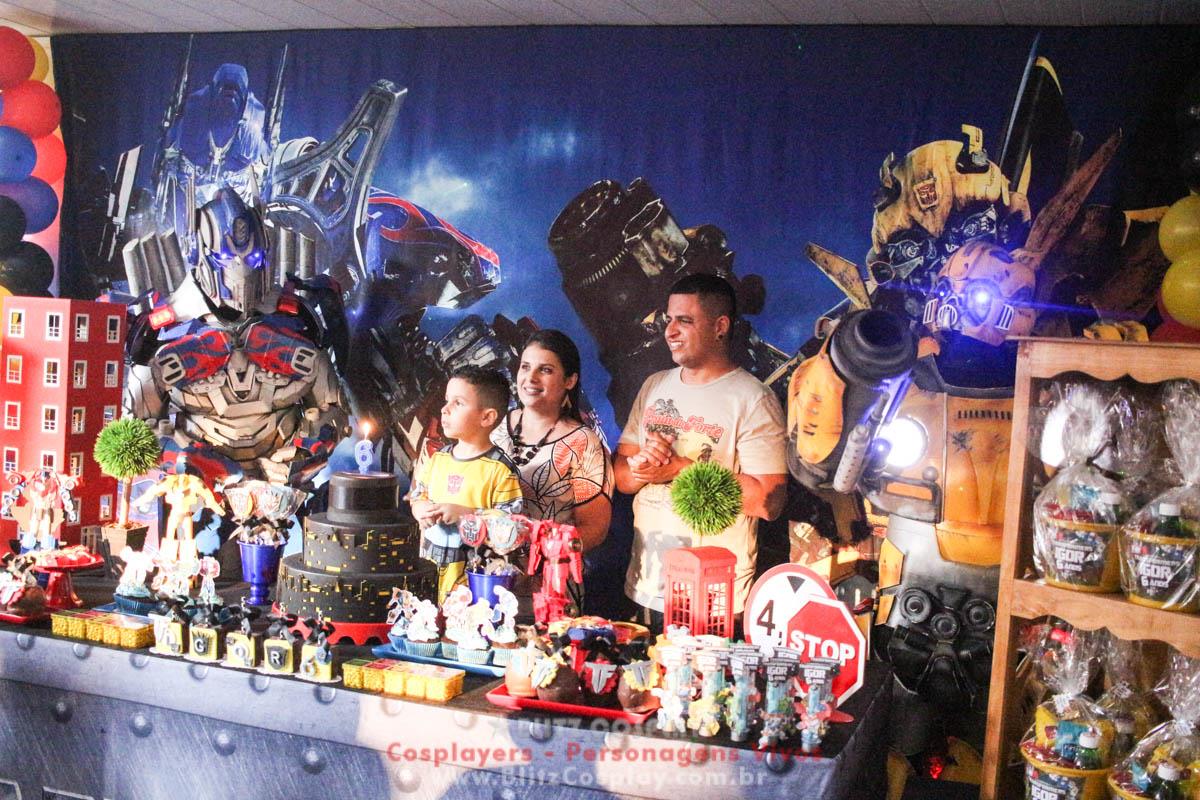 Transformers Personagem Vivo Para Festas e Eventos 
