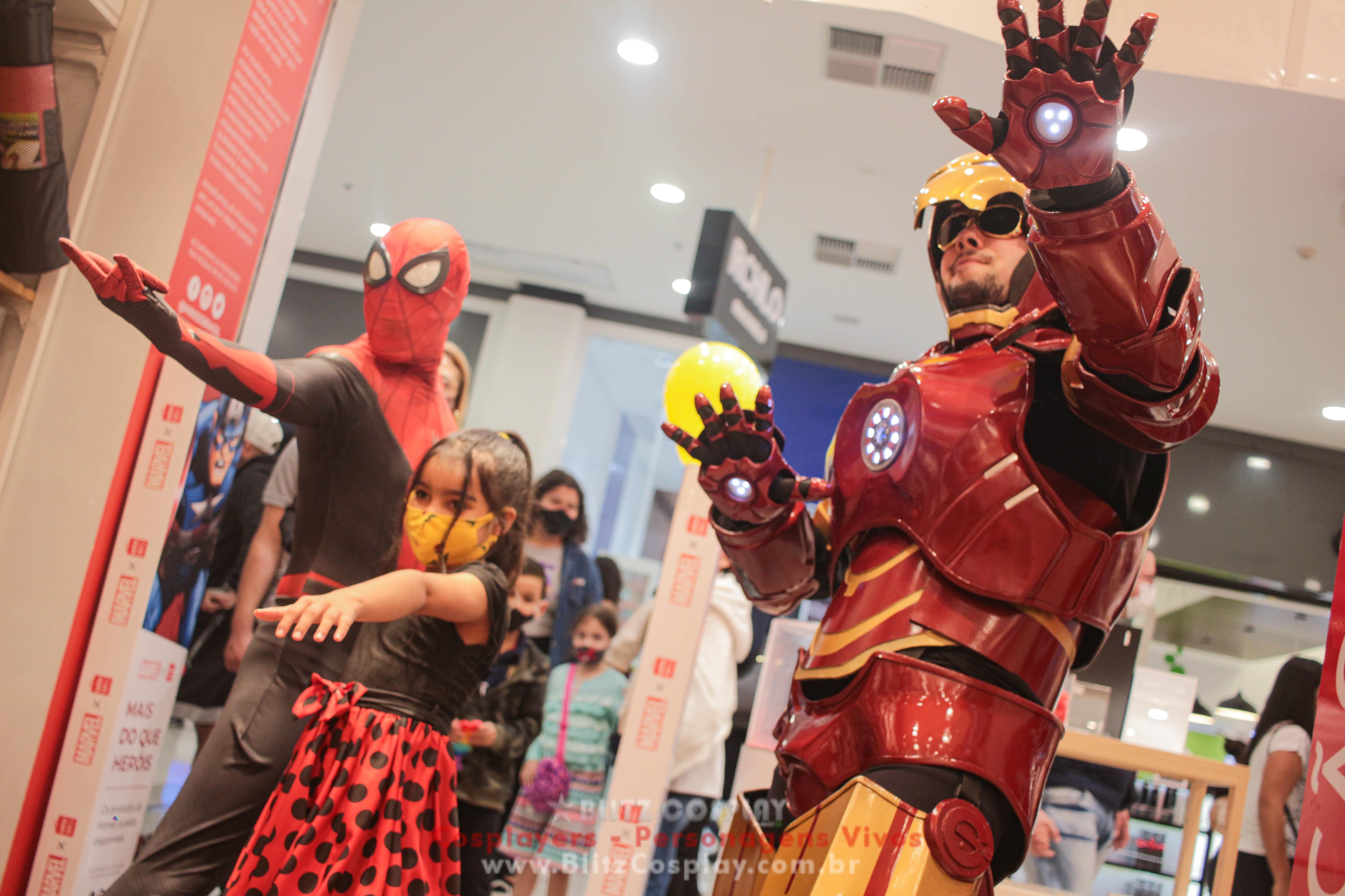 Heróis Personagem Vivo Para Festas e Eventos.