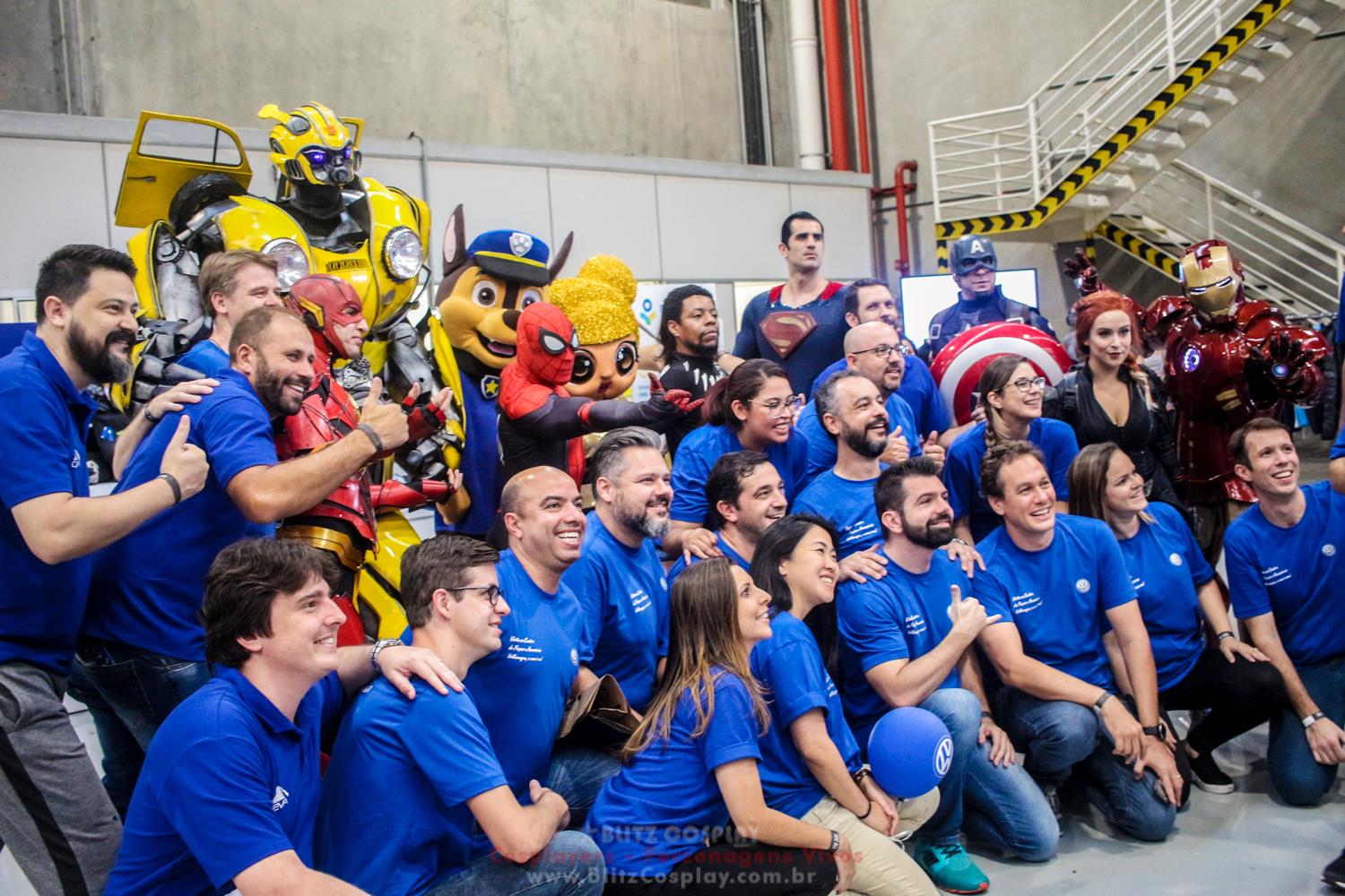 Heróis Personagens Vivos para Eventos
