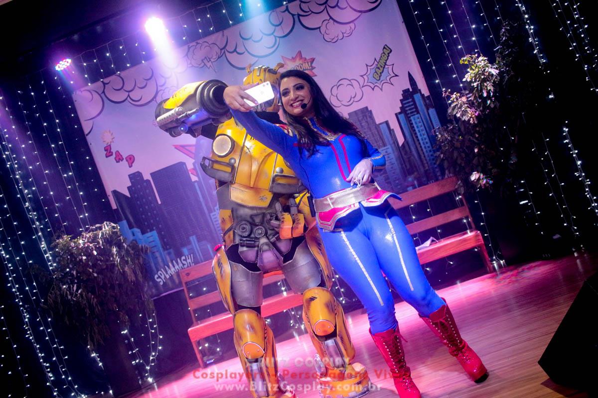 Bublebee Personagem Vivo Para Festas e Eventos.