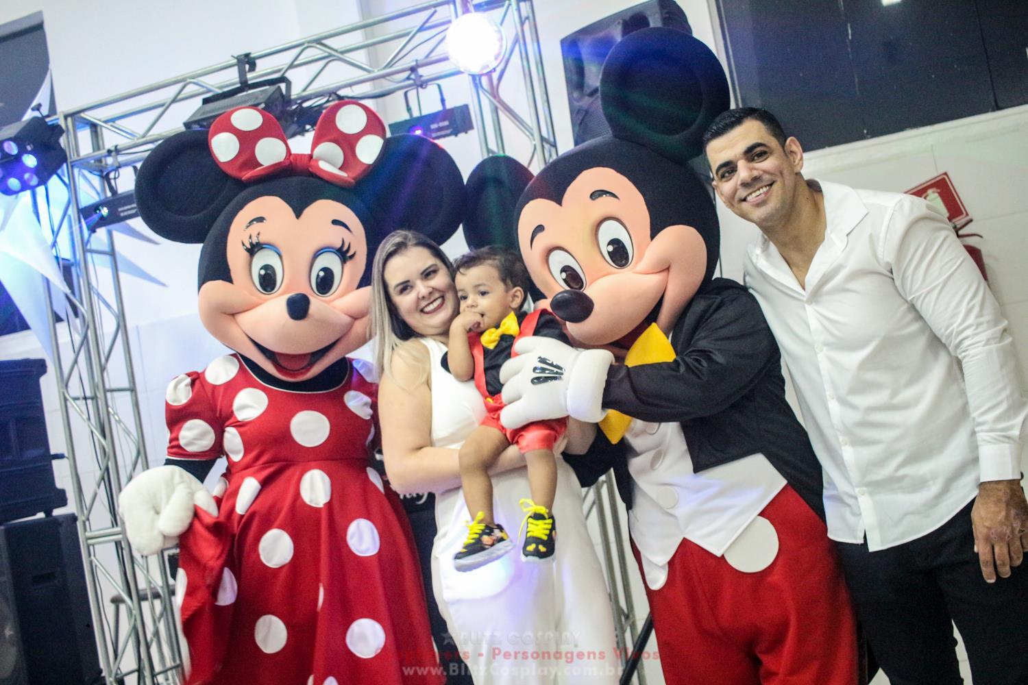 Mickey Personagem Vivo Para Festas.