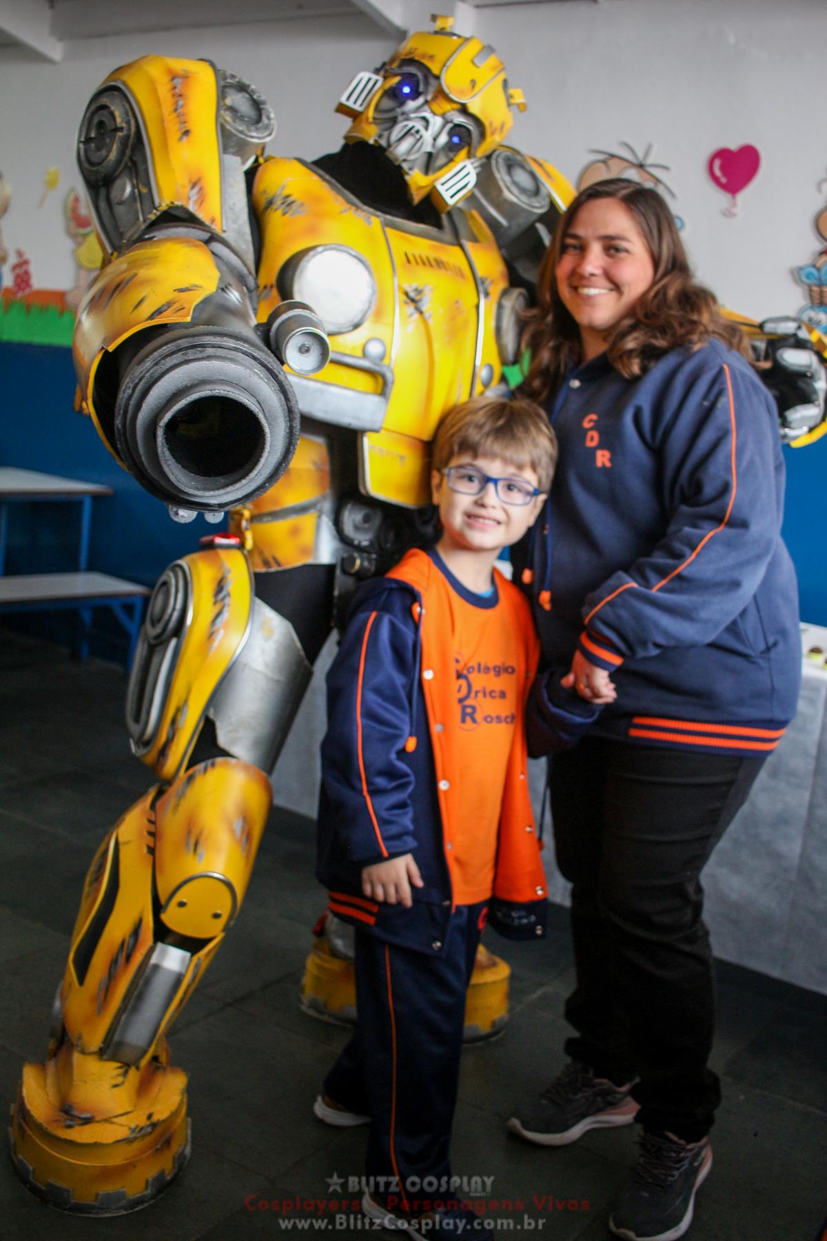 Bumblebee Personagem Vivo Para Festas.