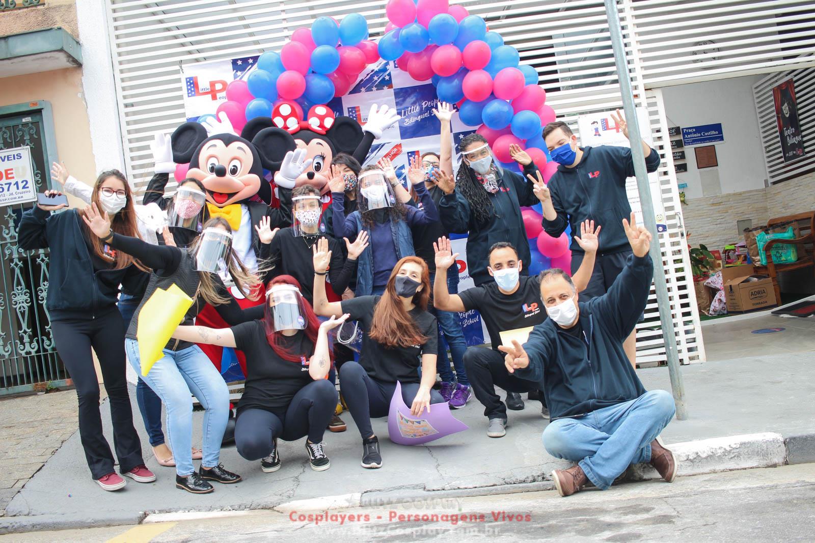 Mickey e Minnie Personagens Vivos Para Festas e Eventos.