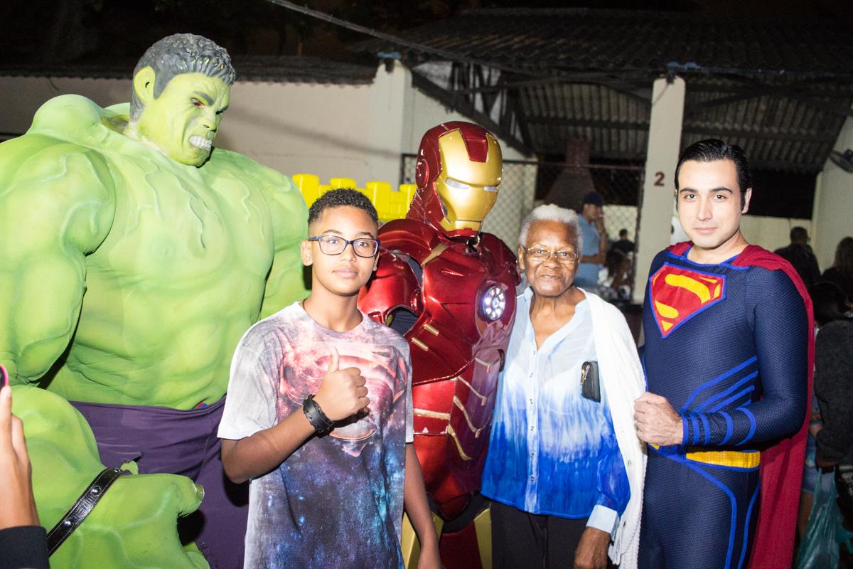 Superman personagem vivo para festas