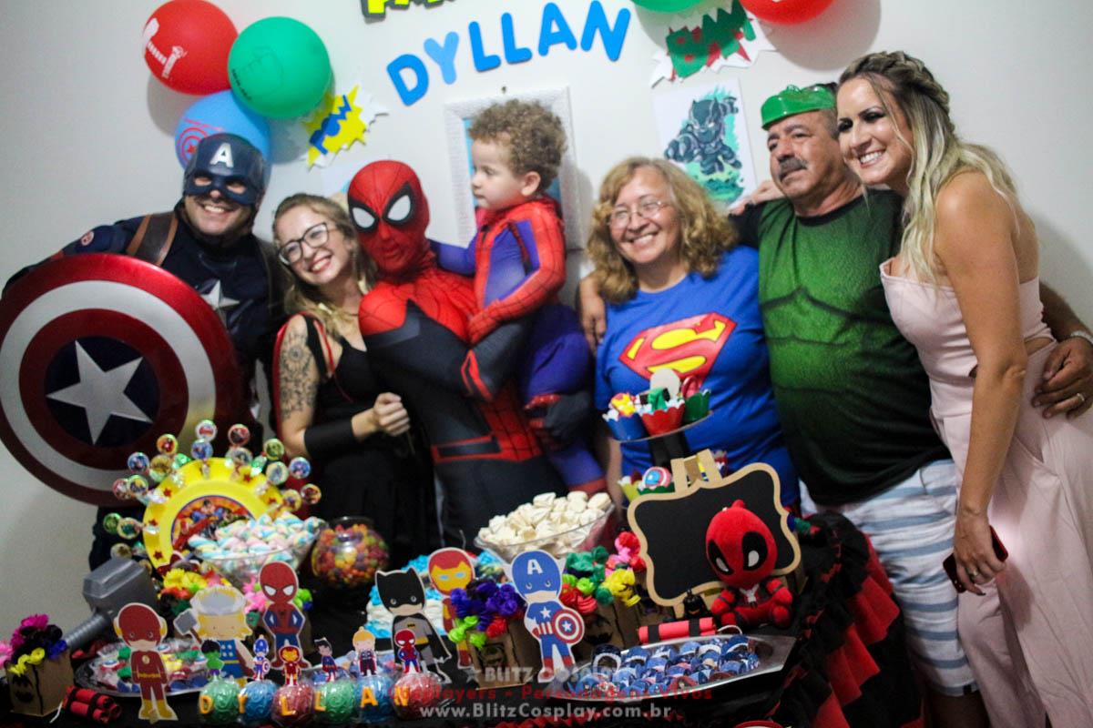 Os Vingadores Personagens Vivos Para Festas.