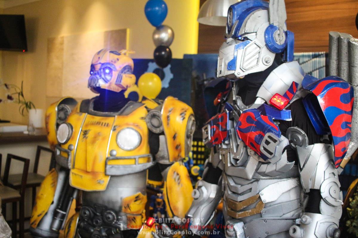 Transformers Personagens Vivos Para Festas.