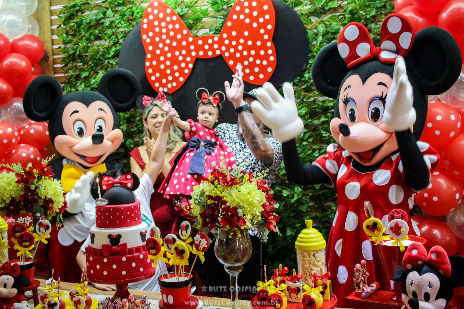 Mickey personagens vivos para festas