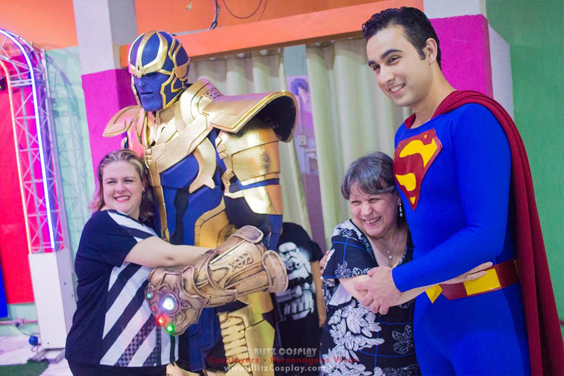 Thanos Personagem vivo para festa e eventos