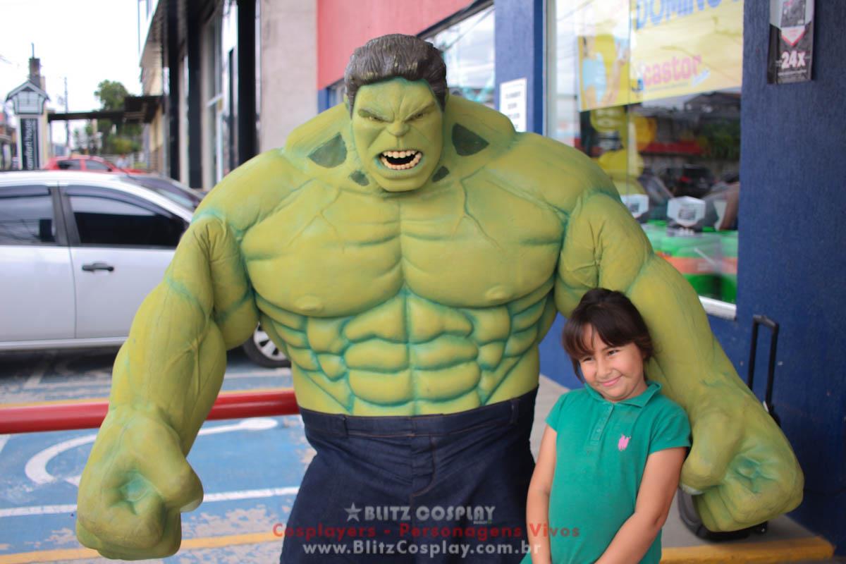 Hulk e Sonic Personagens Vivos Para Festas e Eventos.