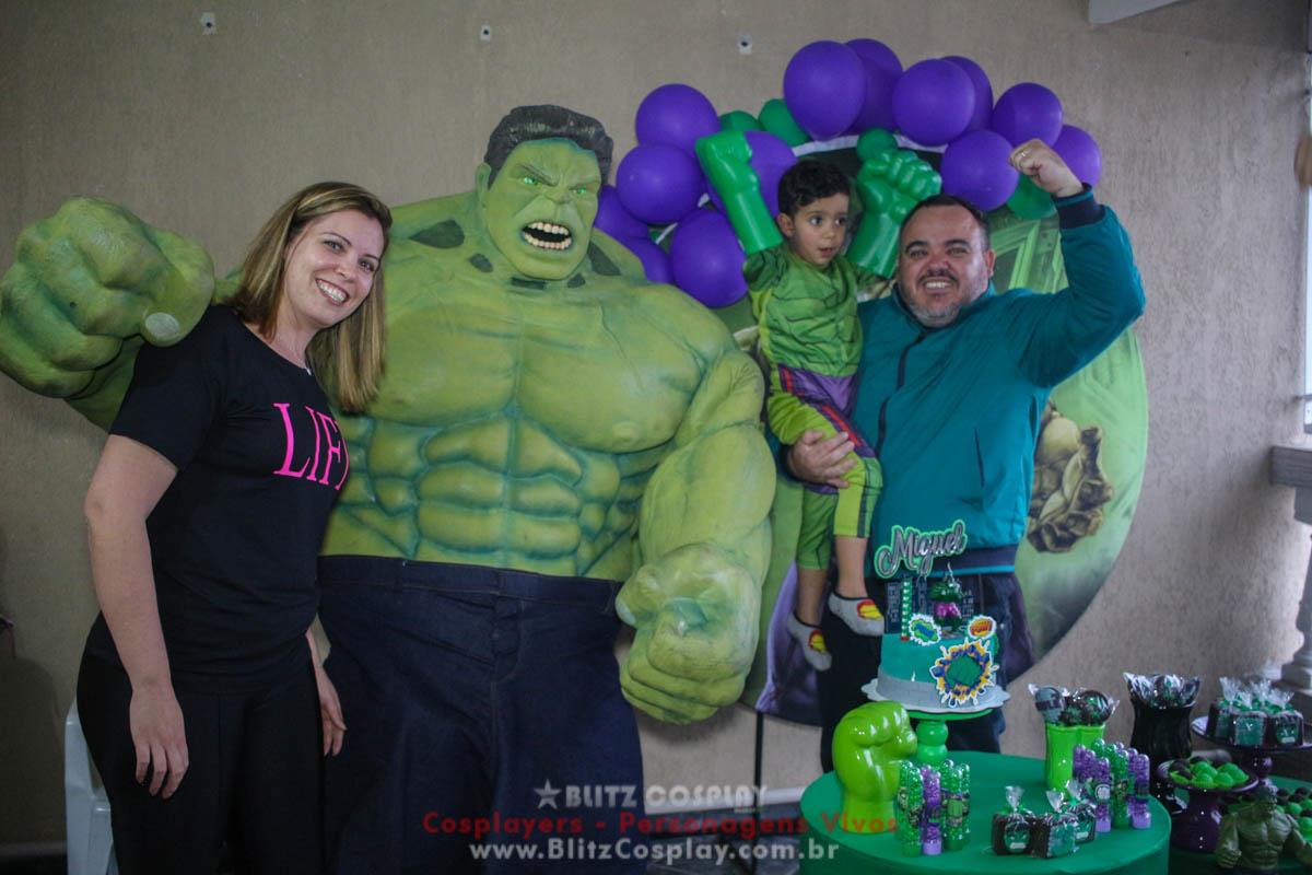 Hulk Personagem Vivo Para Festas e Eventos.