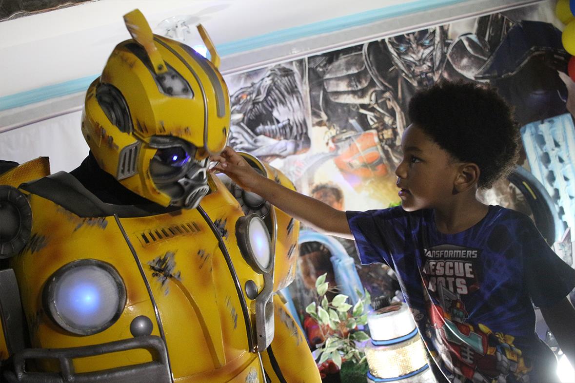 Transformers Personagens vivos para festas