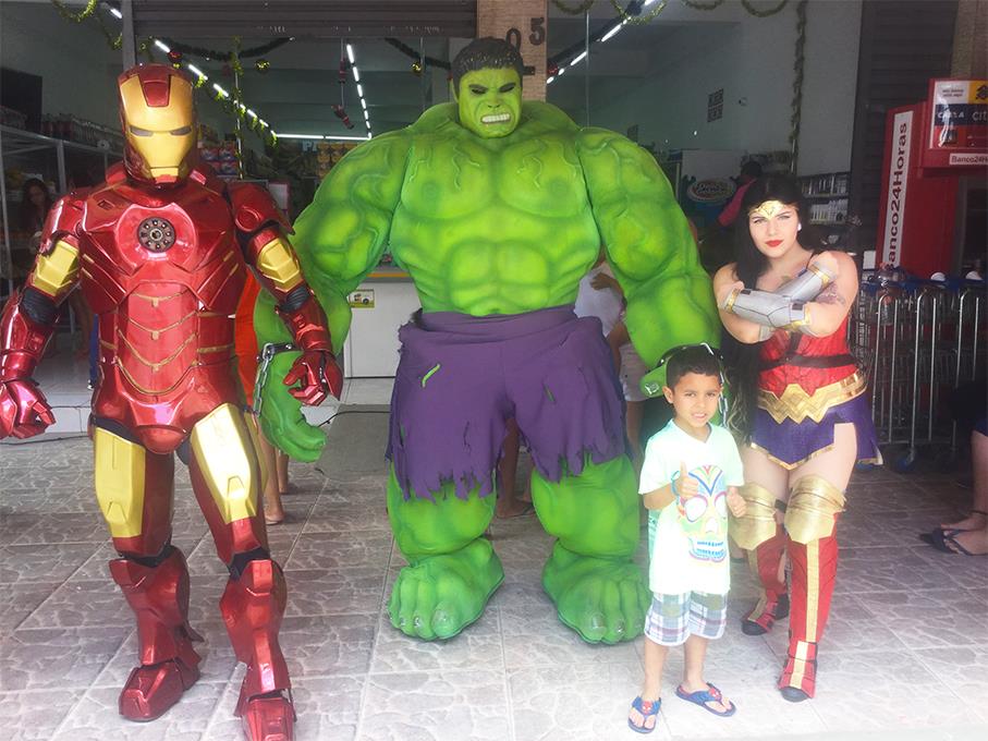 Hulk Personagem vivo para eventos