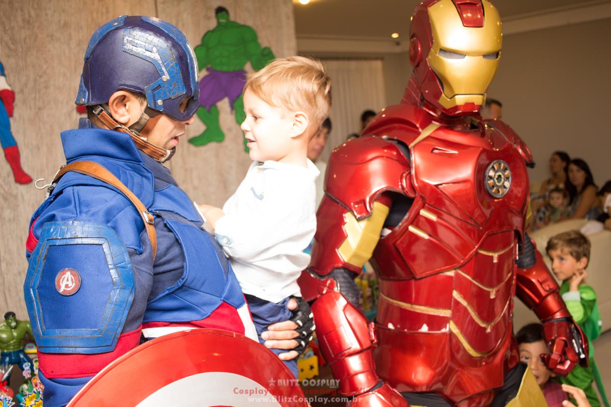 Capitão America Personagem vivo