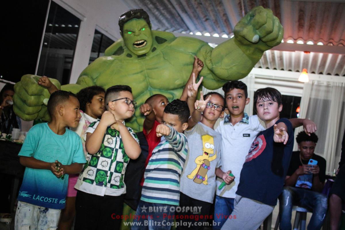 Hulk Personagem Vivo Para Festas e Eventos.