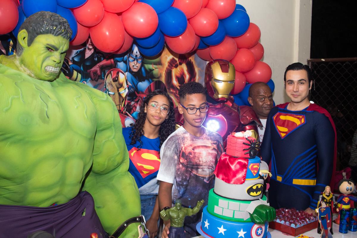 Superman personagem vivo para festas