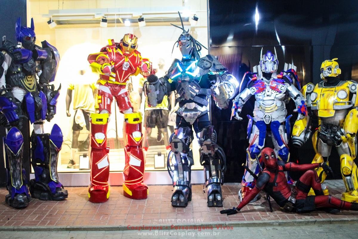 Transformers Personagens Vivos Para Festas.