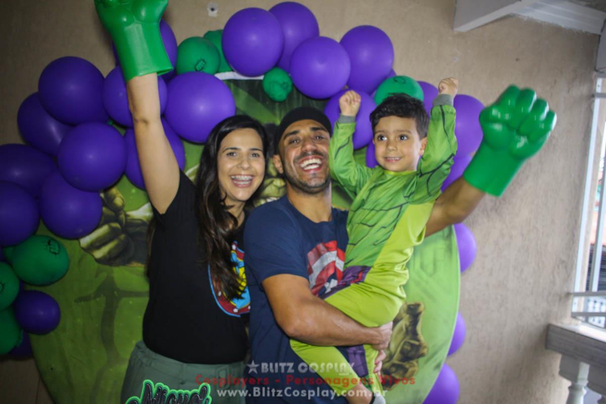Hulk Personagem Vivo Para Festas e Eventos.