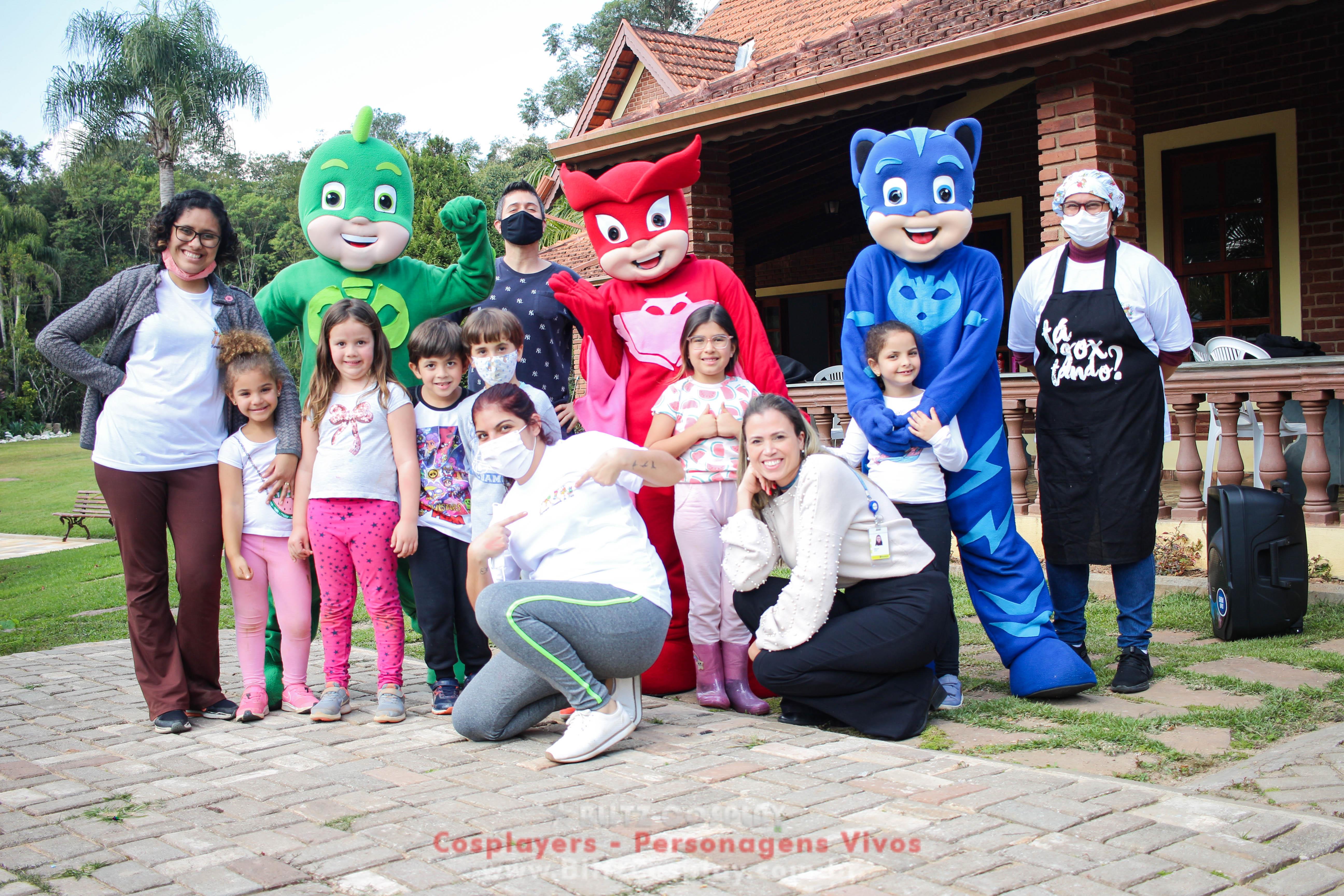 PJ Masks Personagens Vivos Para Festas e Eventos.