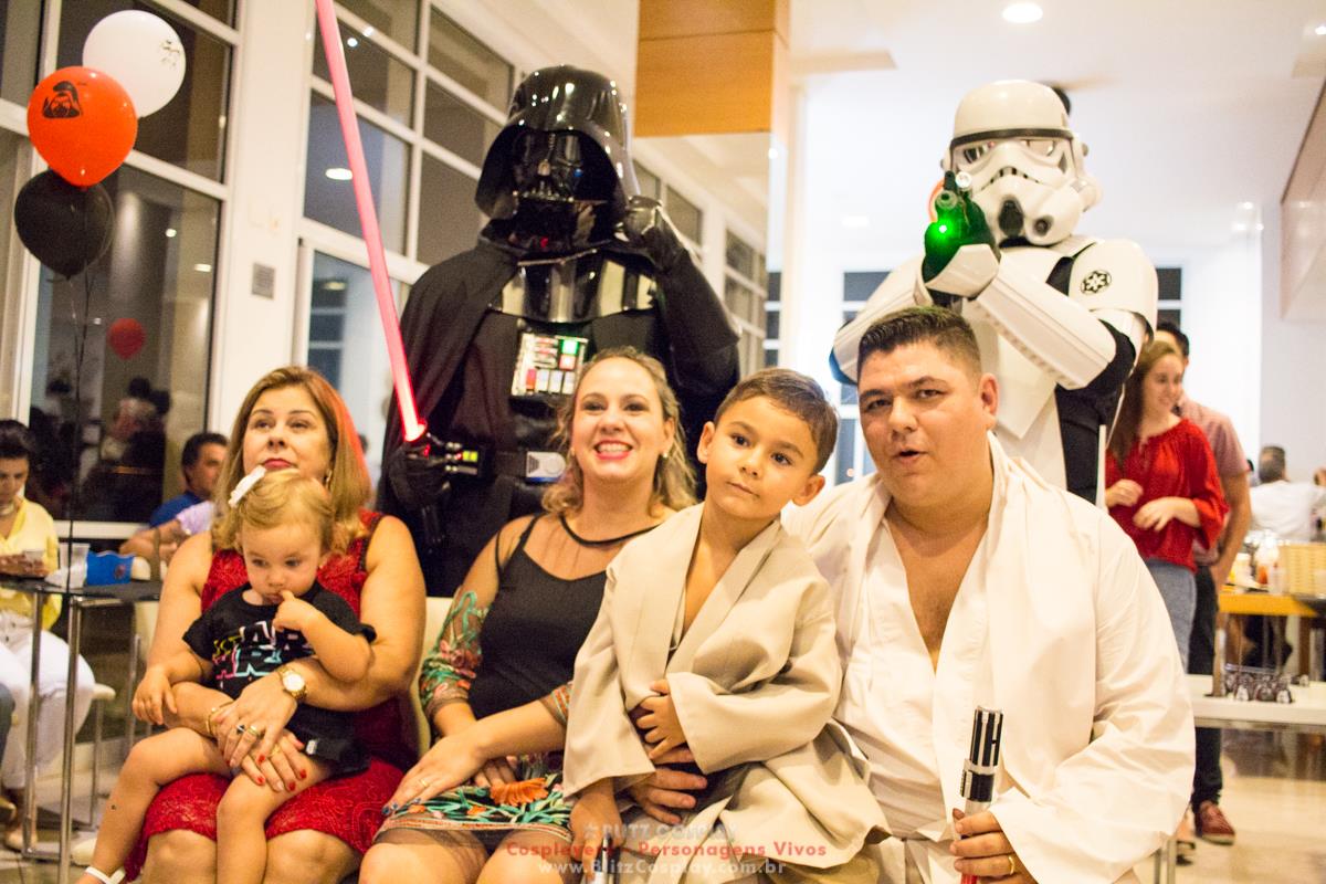 Personagem vivo Darth Vader para festas