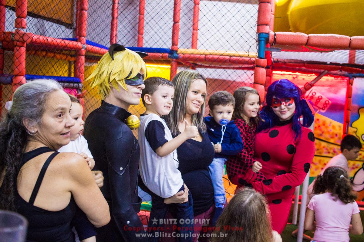 Ladybug personagens vivos para aniversários