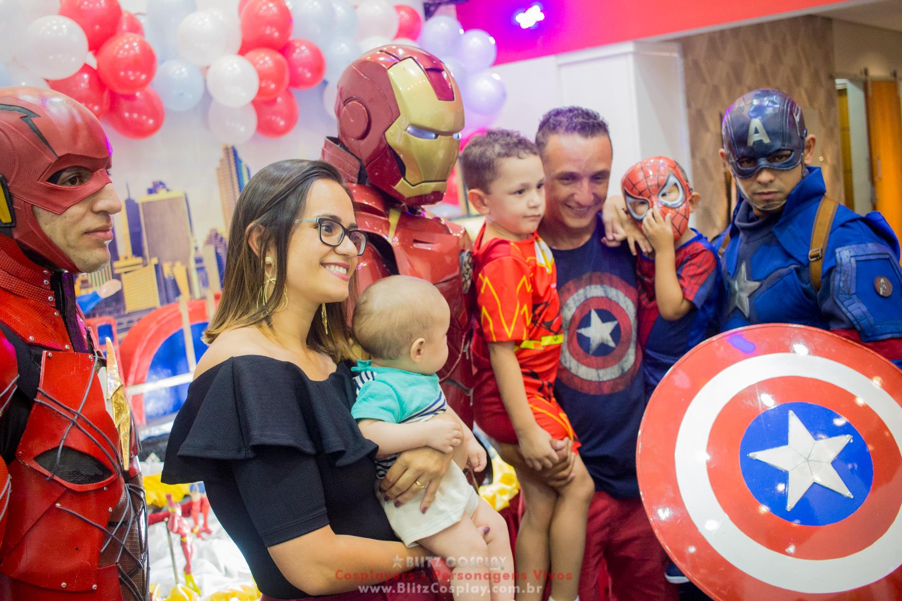 Capitão America Personagem vivo para