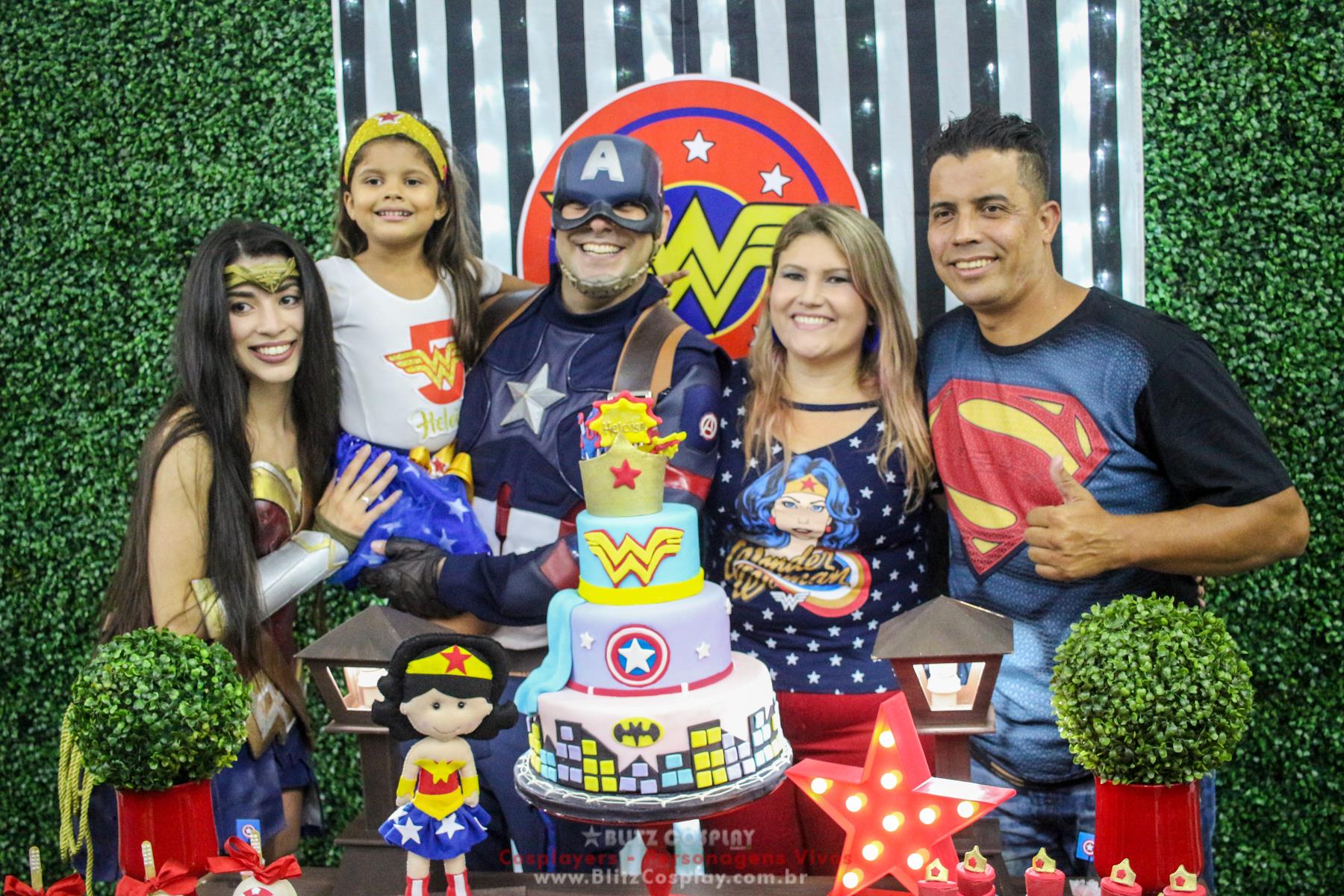 Capitão America Personagem vivo festas