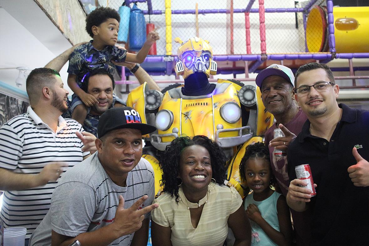 Transformers Personagens vivos para festas