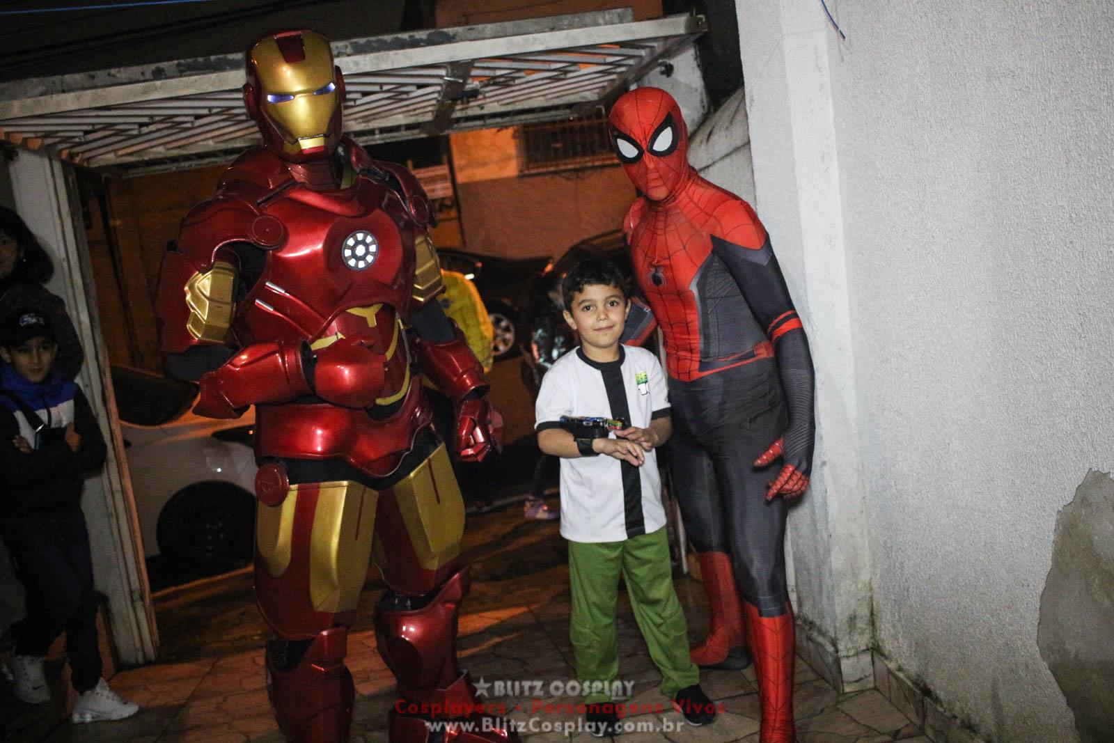 Heróis Personagens Vivos Para Festas e Eventos.