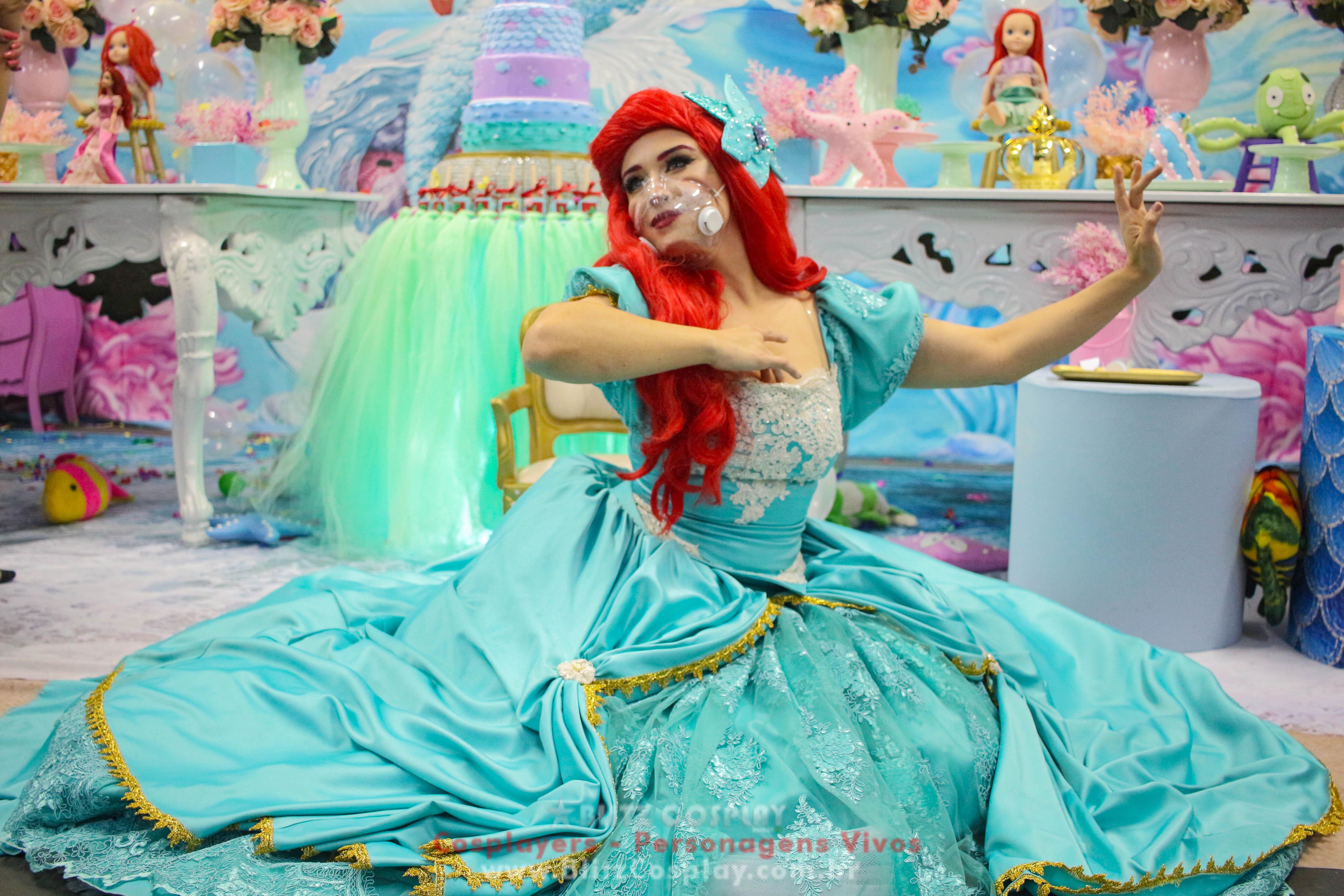 Ariel Personagem Vivo Para Festa e Eventos.