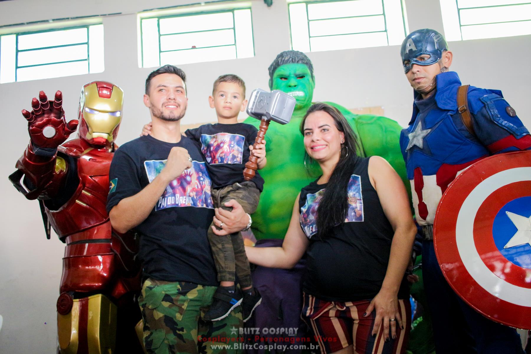 Hulk Personagem vivo para festas e eventos