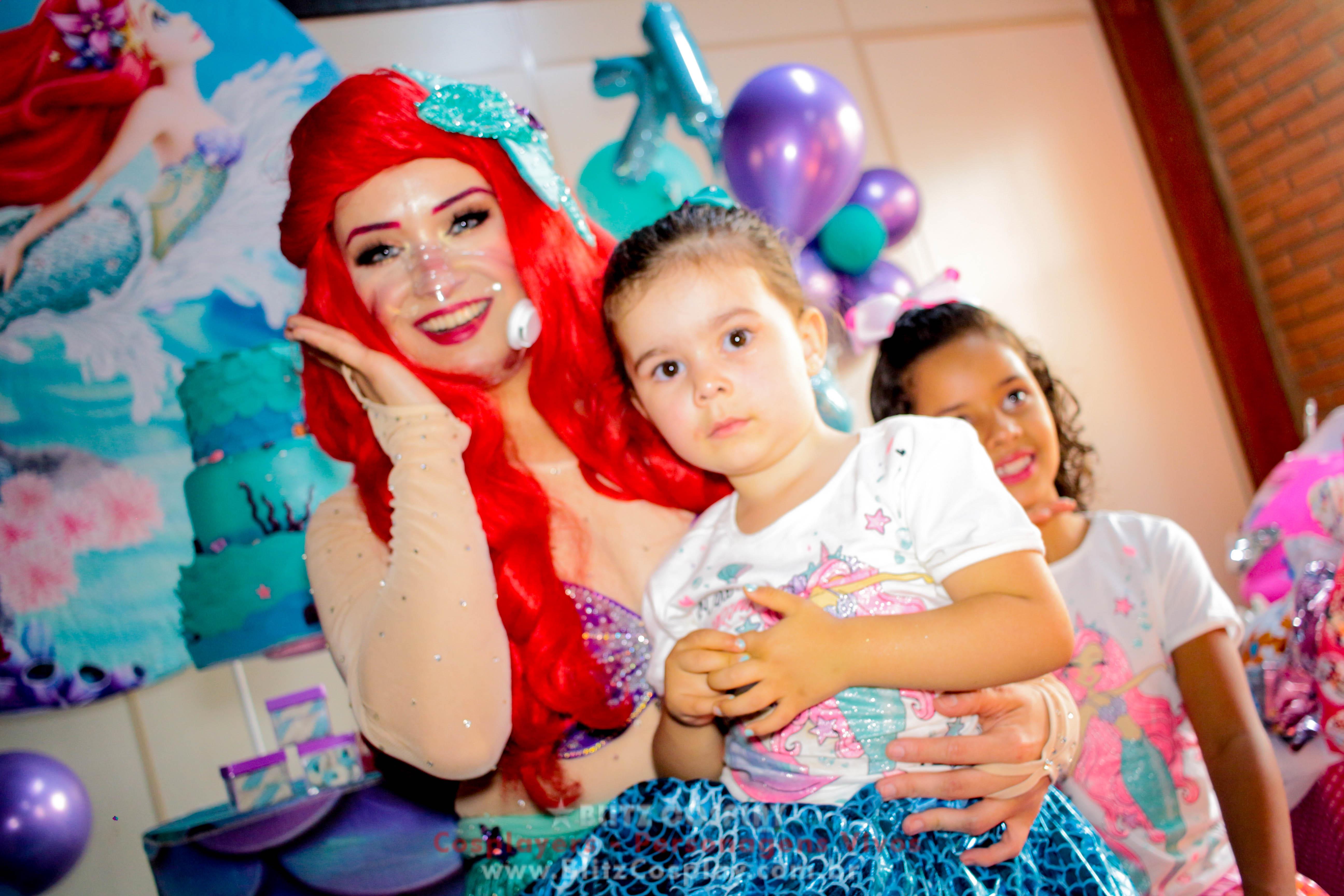 Ariel Personagem Vivo Para Festa e Eventos.